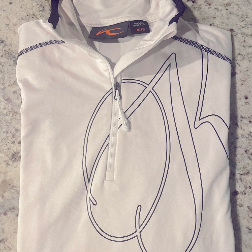 Kjus half zip midlayer, size 36 (small)